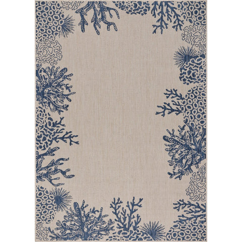 3' X 5' Beige And Brown Abstract Washable Indoor Outdoor Area Rug