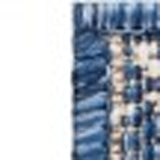 2' X 3' Blue And Gray Indoor Outdoor Area Rug