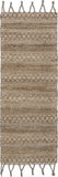8' X 10' Charcoal Gray And Silver Abstract Washable Indoor Outdoor Area Rug