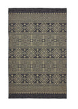 5' X 8' Brown And Black Indoor Outdoor Area Rug
