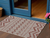 2' X 3' Beige Indoor Outdoor Area Rug