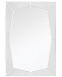 36" Clear Glass Framed Accent Mirror