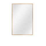 36" Gold Aluminum Framed Accent Mirror