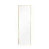 51" Gold Metal Framed Freestanding Standing Mirror