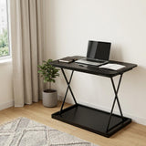 28" Adjustable Black Stainless Steel Standing Desk Converter