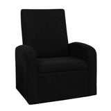 Kids Black Comfy Upholstered Recliner Chair with Storage