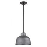 XL Matte Black Frosted Linen Glass Lantern Wall Light