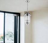 Dylan 3-Light Chrome Hanging Lantern