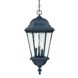 Telfair 3-Light Matte Black Hanging Light