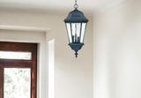 Telfair 3-Light Matte Black Hanging Light