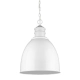 Colby 1-Light White Pendant