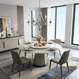 Nickel Candle Style Five Light Metal Dimmable Chandelier