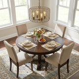 Gold Metal Four Light Dimmable Ceiling Light With Gold Shades
