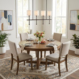 Brown Crystal Four Light Dimmable Ceiling Light