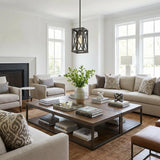 Bronze Metal Geometric Mini Pendant Hanging Light