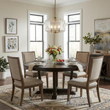 Bronze Metal Three Light Dimmable Ceiling Light With Copper Shades
