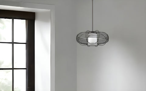 Bronze Crystal Dimmable Ceiling Light With Copper Shades