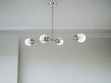 Portsmith 4-Light Polished Nickel Island Pendant