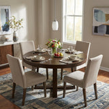 Silver Hanging Light with Frosted Glass Shade