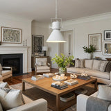 Crew 1-Light White Pendant
