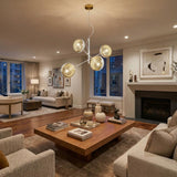 Tholos 4-Light White Pendant