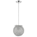 White Metal Dimmable Ceiling Light With White Shades