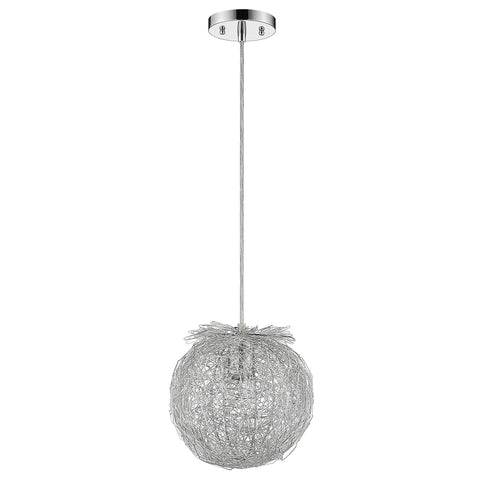 White Metal Dimmable Ceiling Light With White Shades