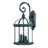 18" Black and Ivory Vintage Gear Industrial Wall Clock