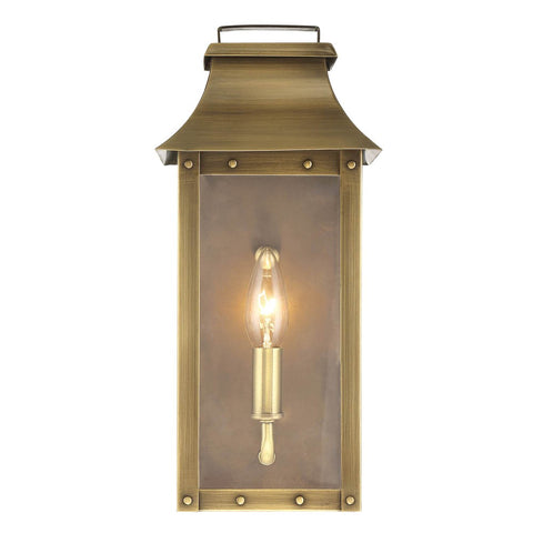 Brass And Clear Transparent Dimmable Outdoor Hanging Light With Brass And Clear Shades
