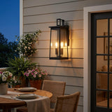 Alden 2-Light Matte Black Wall Light
