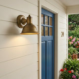 Brushed Gold Aluminum Wall Sconce