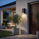 Black Dimmable Outdoor Hanging Light With Black Shades