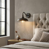 Bronze Seeded Dimmable Outdoor Hanging Light With Bronze Shades