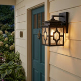 Antique Bronze Outdoor Lantern Wall Light
