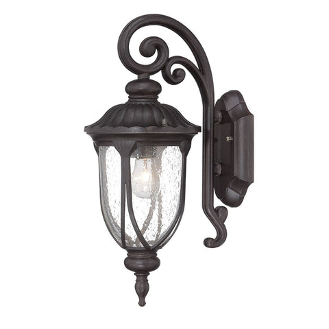Black And Clear Seeded Dimmable Outdoor Hanging Light With Black And Clear Shades