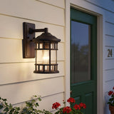 Antique Bronze Canister Wall Light