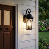 Matte Black Tapered Goblet Wall Light