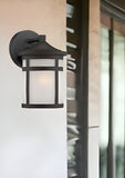 Matte Black Hanging Lantern Shape Wall Light