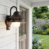 Antiqued Bronze Motion Sensor Outdoor Wall Light