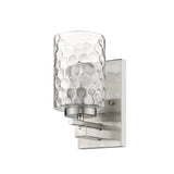 31" Silver Metal Two Light Adjustable Table Lamp With White Empire Shade