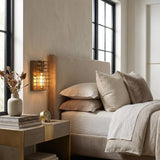 Light Gold Cage Wall Sconce
