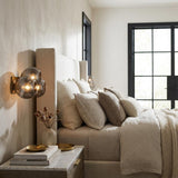 Lunette 4-Light Aged Brass Sconce