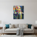 Bright Elephant Unframed Print Wall Art