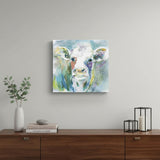 Watercolor Cow Unframed Print Wall Art