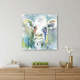 Watercolor Cow Unframed Print Wall Art
