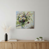 Pretty Vase Of Flowers Unframed Print Wall Art