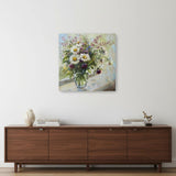 Pretty Vase Of Flowers Unframed Print Wall Art