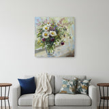 Pretty Vase Of Flowers Unframed Print Wall Art