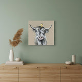 Cute Highland Cow Unframed Print Wall Art