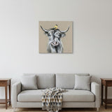 Cute Highland Cow Unframed Print Wall Art